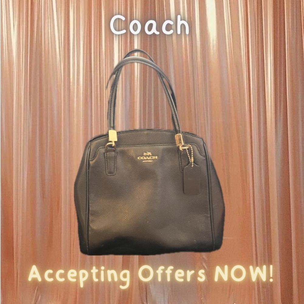 Coach Minetta Crossgrain Leather Satchel Handbag